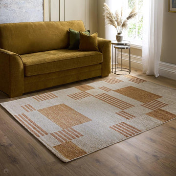Nomad Block Terracotta Rug-Origins-Rug Love - The Most Loved Rug Store